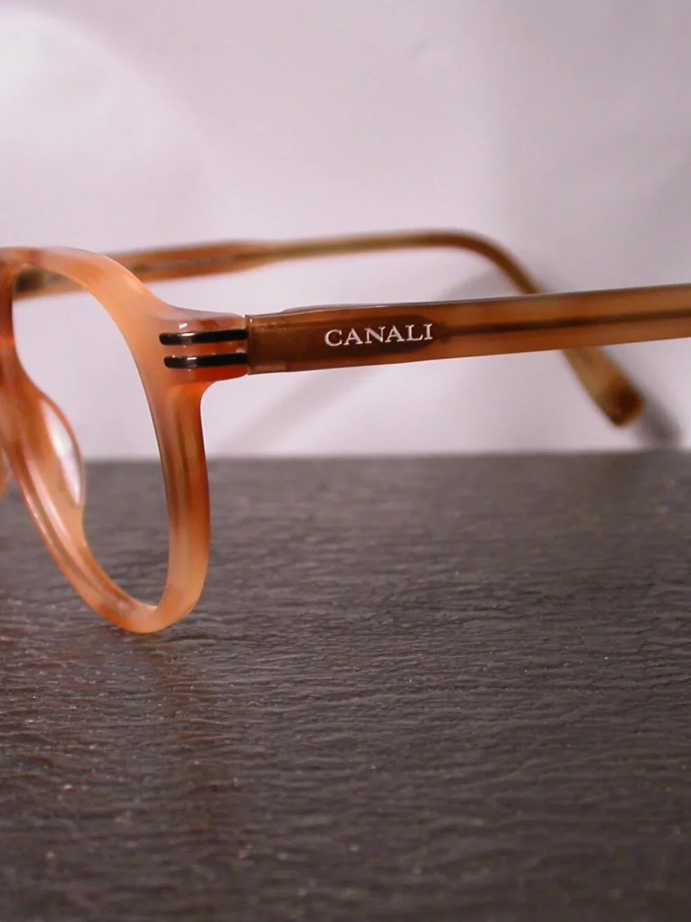 Canali Blonde Tortoise Stylish Eyeglasses Frames Hand Made in Italy